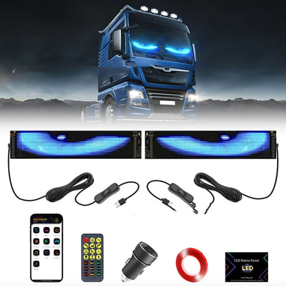 LED Flexible Display APP Bluetooth Car Advertising Screen