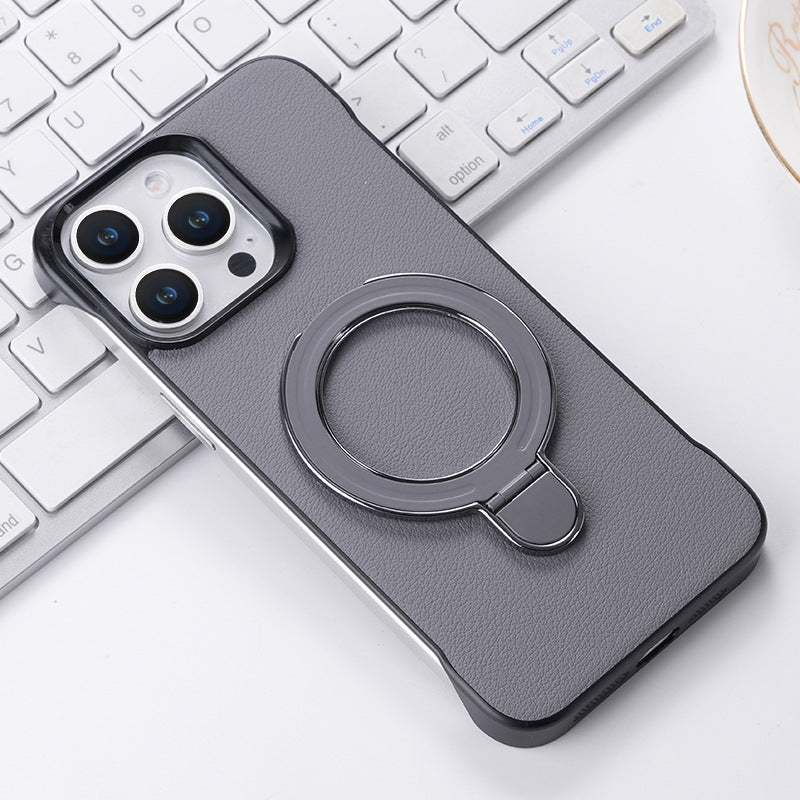 Magnetic Bracket Phone Case Frameless Protective Cover